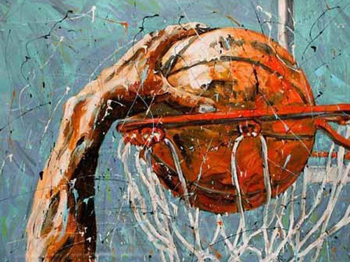 Pintura 5d Por Diamantes Kit Slam Dunk 0