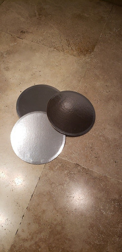 Disco Plata 10cm  Base Torta  X 40 Unidades 0
