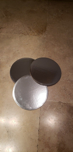 Disco Plata 10cm  Base Torta  X 40 Unidades 1