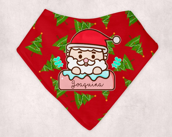 Plantillas Para Sublimar Babero Bandana Navidad 0