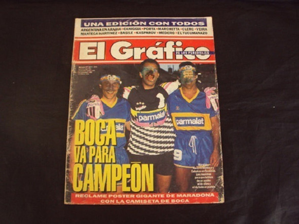 Revista El Grafico # 3811 - Tapa Boca (navarro Montoya) 0