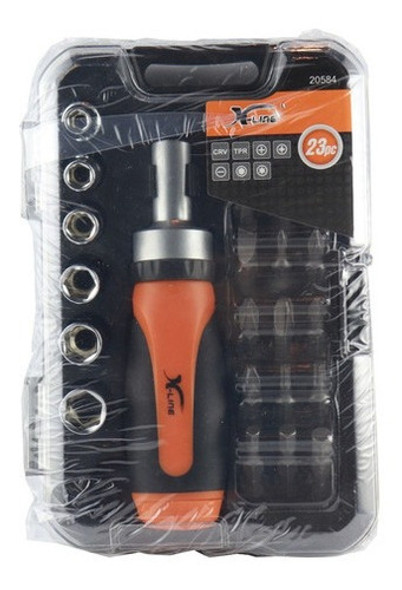 Juego 23 Piezas Dados Destornillador Precisión X Line LG 1