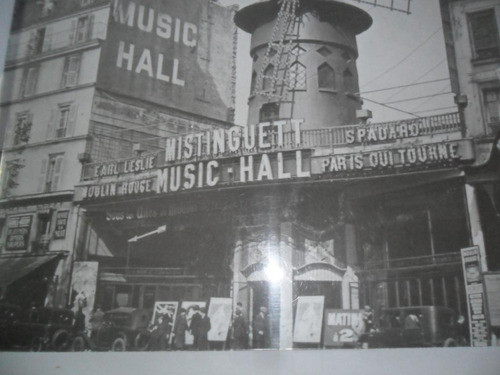 Bandeja Acrilico Music Hall Mistinguett Foto Moulin Rouge 1