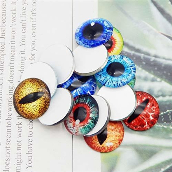 Ojos De Dragon 30mm Gemas De Vidrio Para Artesanias 20u. 1