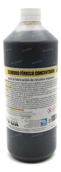 Cloruro Ferrico Concentrado Delta 1 Litro Placas Electronica 0