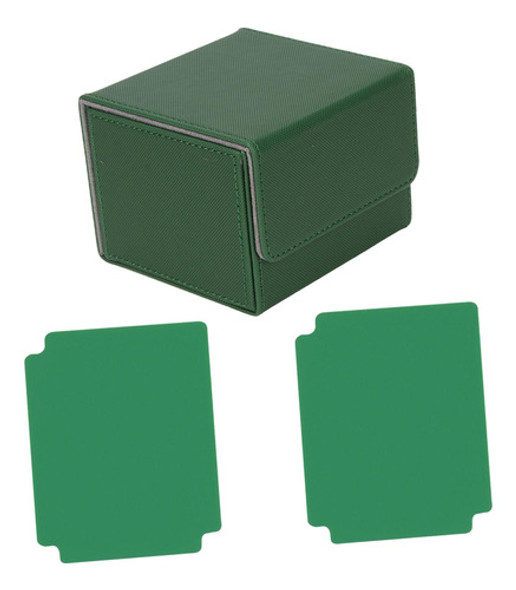 Caixa De Cartas De Negociação, Organizador De Cartas Verde 0