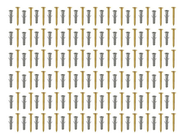 Tornillo Mitofix 5x45 + Tarugo Con Tope Nº8 X 100 Unidades 0