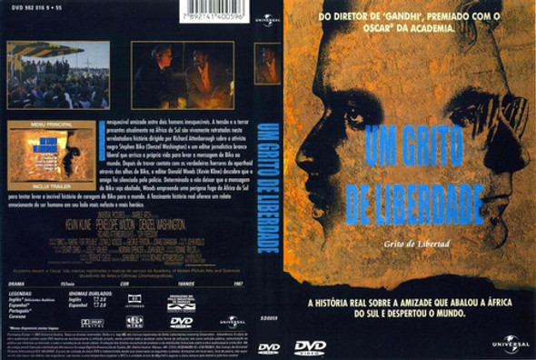 Grito De Libertad- Cry Freedom- Denzel Washington Dvd 0