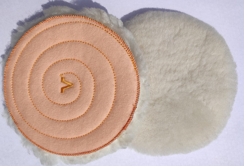 Pad Cordero Boina De Lana 5'' C/abrojo Pulidora Detailing 0