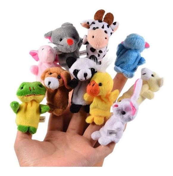 Titeres De Animales Para Dedo Pack De 10 Surtido Peluche 0 Titeres De Animales Para Dedo Pack De 10 Surtido Peluche 0