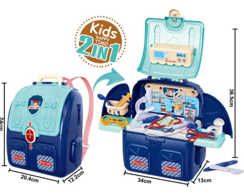 Mochila Didáctica - Mesa De Doctor Portátil 1