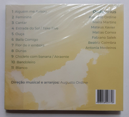 Cd - Ordinarius - ( Paralelas ) - Digipack 1