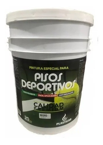 Pintura Pisos Deportivos Blanco Acrilica  Premium  X 10 Lts 0