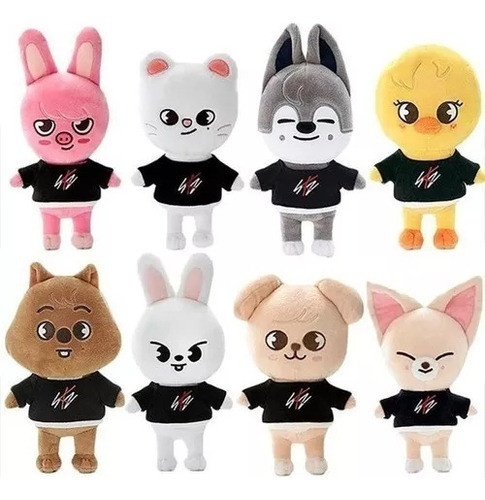 Stray Kids Skzoo Stray Kids 8 Peças Boneca De Pelúcia S 0
