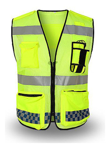 Roupas Refletivas Com Zíper E Bolsos De Segurança Femininos 0