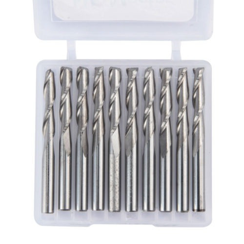 10 Pc Potente Doble Borde Fresado Corte Cuchilla De Acero De 0