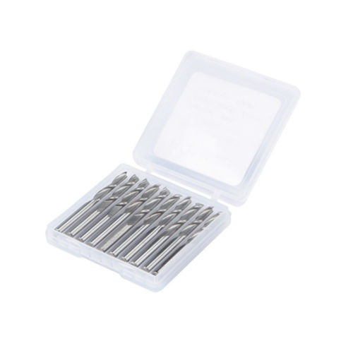 10 Pc Potente Doble Borde Fresado Corte Cuchilla De Acero De 1