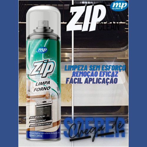 Kit 3 Limpa Forno Remove Gordura Zip Clean 300ml - My Place 1