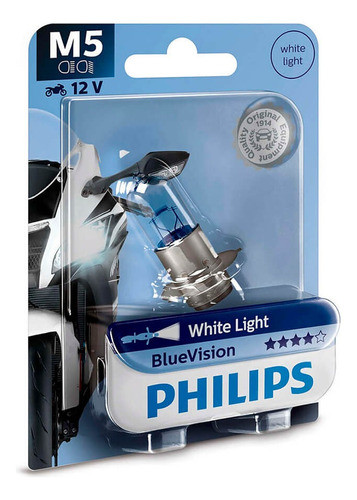 Lampada Philips Farol M5 35/35w Blue Vision P15d-25-1 0