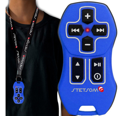 Controle Remoto Longo Alcance Stetsom Sx 200 Metros Som Azul 0