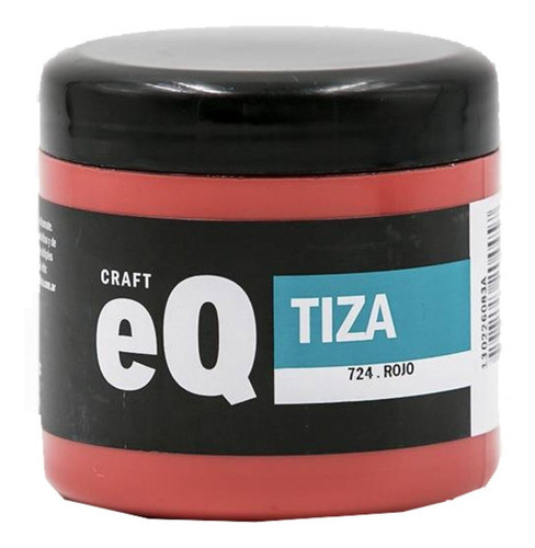 Pintura A La Tiza Chalk Paint Eqarte 200ml 724 Rojo 0