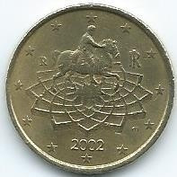Moneda  De  Italia,  50  Cent.  De  Euro  2002,  Muy  Buena 0