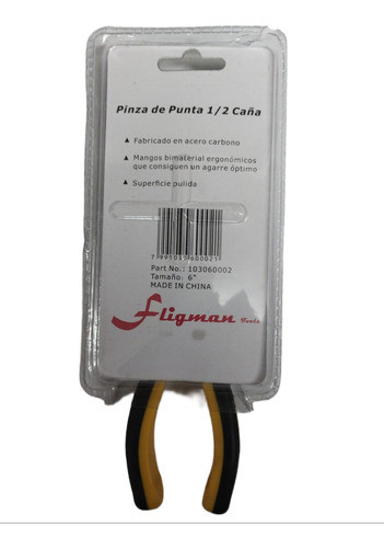 Pinza De Punta Profesional 1/2 6  Caña Fligman 103060002 1