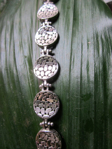 Preciosa Pulsera De Plata Orfebrería De Diseño Exclusivo. 1