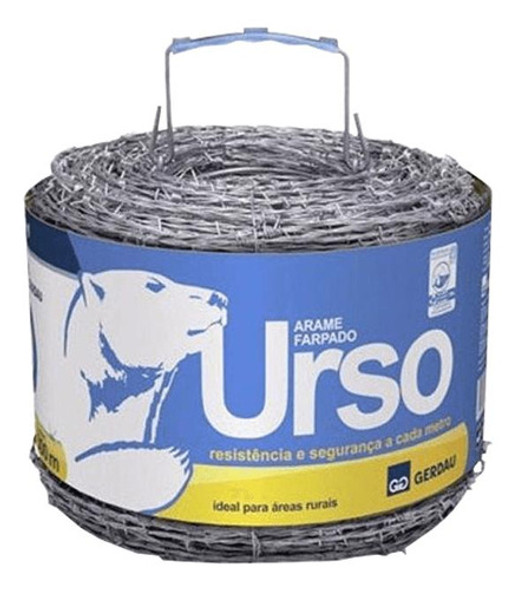 Arame Farpado Gerdau Urso 250 Metros 0 Arame Farpado Gerdau Urso 250 Metros 0