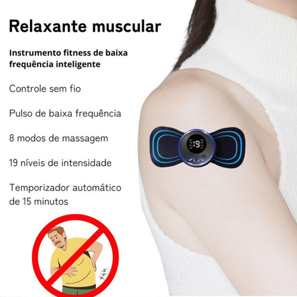 Massageador Recarregável Portátil Dor Pescoço Pernas Coluna 1