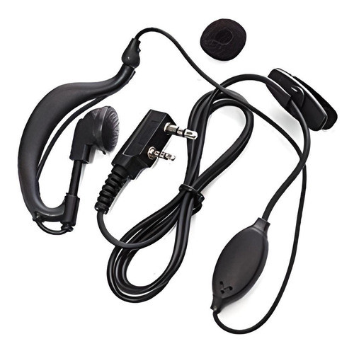 20 Fone Para Radio Comunicador 2 Pinos Baofeng Uv-5r Vhf Uhf 1