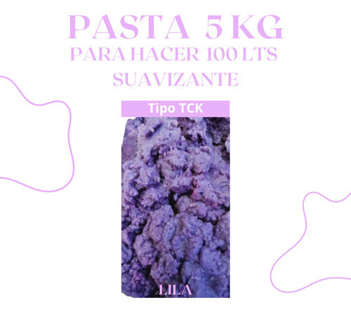 5kg Pasta Suavizante Violeta Hacé 100lts C/perfume Y Color 0
