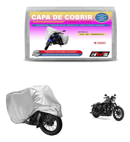Capa Cobrir Hd Sportster 883 Premium Impermeável Forrada Pr 0 Capa Cobrir Hd Sportster 883 Premium Impermeável Forrada Pr 0
