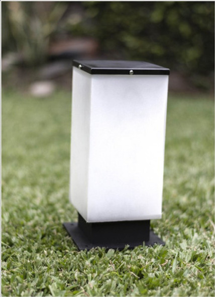 Farola Jardin Aluminio 4 Caras 30cm P/led E27 Xc Iluminacion 1