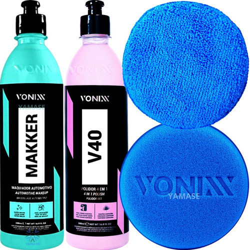 Makker Maquiador Vonixx Polidor V40 + Aplicador Microfibra 0