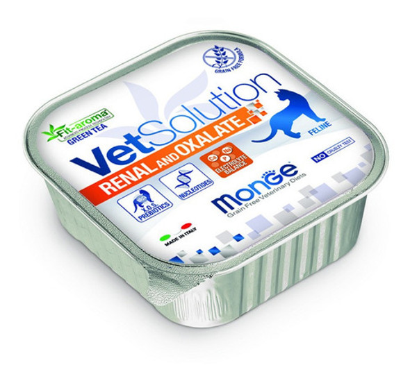Pate Gato Monge Grain Free Renal Y Oxalato 100g 1 Pate Gato Monge Grain Free Renal Y Oxalato 100g 1