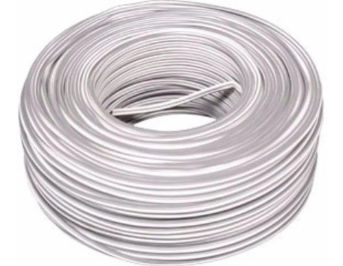 Cable Gemelo Blanco 2x1 Mm - Rollo De 100 Metros 0