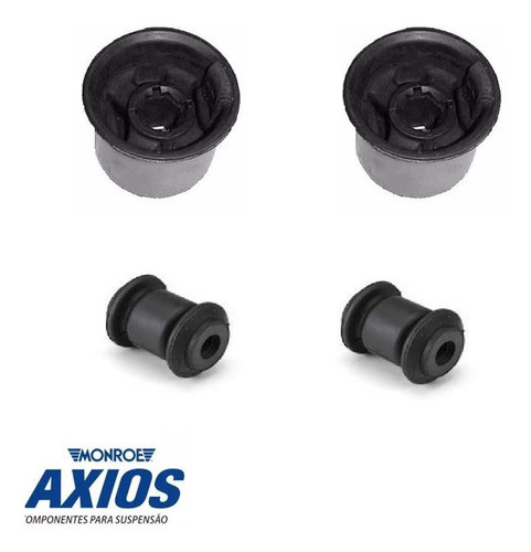 Kit 4 Bucha Bandeja Dianteira Fox 2010 2011 Original Axios 1