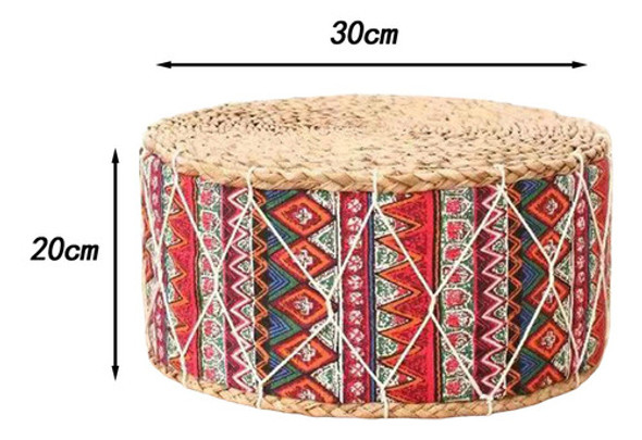 Almofada De Meditação Tecida Almofada De Assento Redondo 1 Almofada De Meditação Tecida Almofada De Assento Redondo 1