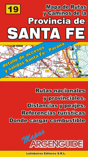 Mapa De Santa Fe Provincia Argenguide 0