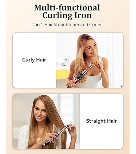 Viaje 2 En 1 Alisador Y Rizador De Pelo, Plancha 1