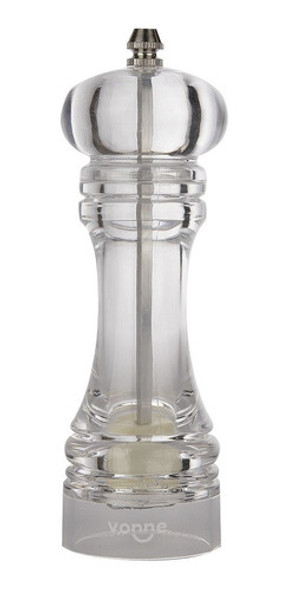 Molinillo Pimientero Pimienta Sal Especias Acrilico 18cm 0