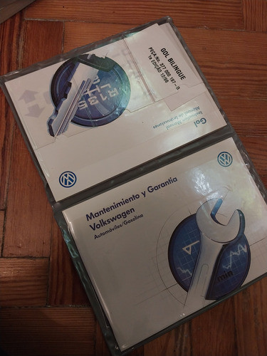 Manual Vw Gol Año 96 Con Estuche Y Mantenimiento Original 1