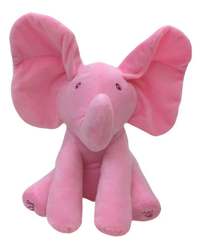 Peek-a-boo Elefante Bebé Peluche Cantando Flappy Juego Relle 0