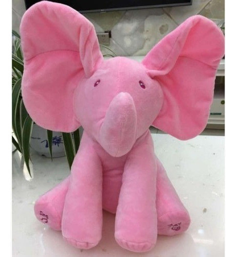 Peek-a-boo Elefante Bebé Peluche Cantando Flappy Juego Relle 1