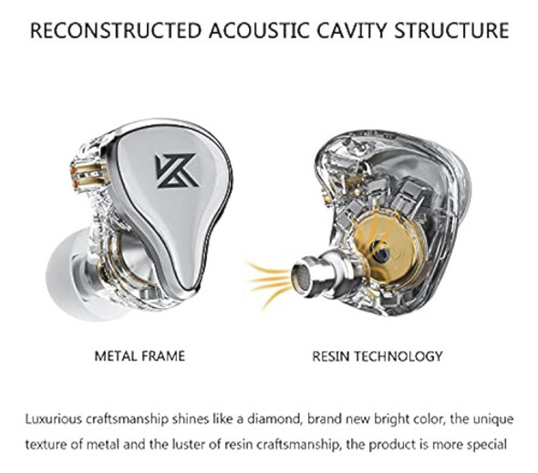 Kz Zas Auriculares Internos Con Cable, Auriculares Iem, Auri 1