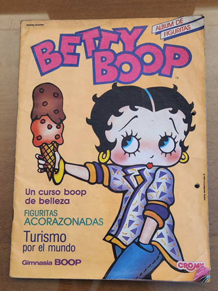 Álbum Figuritas Betty Boop Completo Cromy En Muy Buen Estado 0