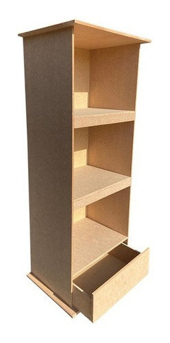 Prateleira Para Aniversário Multi Uso 3 Andar 1 Gav. Mdf Cru 0