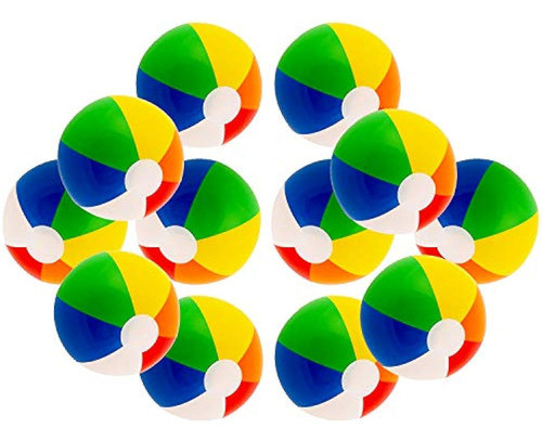 Balones De Playa Multicolor De 16 Pulgadas Para 0