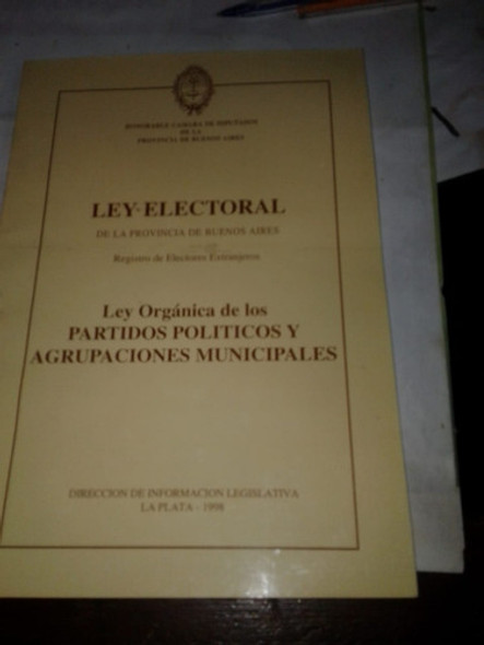 Ley Electoral Partidos Politicos Agrupaciones Municipales 19 0